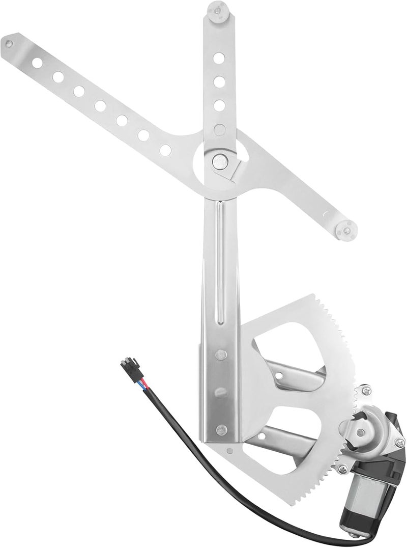 NPAUTO Front Driver Side Power Window Regulator with Motor for Chevy GMC Suburban C1500 C2500 K1500 K2500, Tahoe Blazer Yukon, C3500 K3500 1992 1993 1994 1995 1996 1997 1998 1999 2000 2001 2002, Left - Image 1